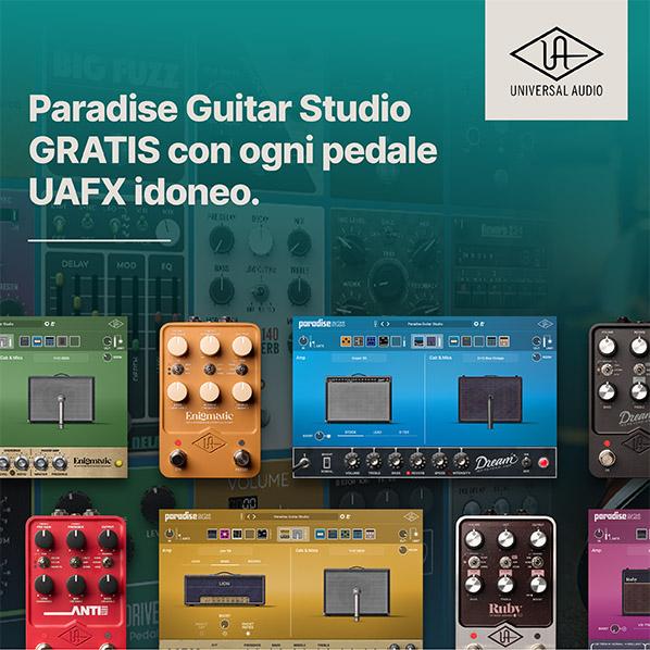 Universal Audio  UAFX + Free Paradise Guitar Studio Promo