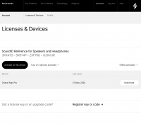 SoundID Reference License Management (for Screen)